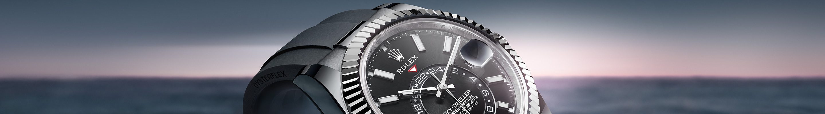 Sky-Dweller Oyster, 42 mm, white gold - M336239-0002 at Boutellier Montres