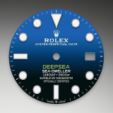 Detail image showing D-Blue Dial for Rolex Deepsea 