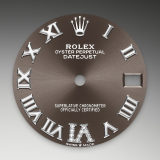Detail image showing Dark Grey Dial for Rolex Datejust 31 