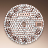 Detail image showing Diamond-Paved Dial for Rolex Lady-Datejust 