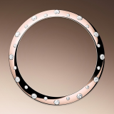 Detail image showing Diamond-set bezel for Rolex Datejust 31 