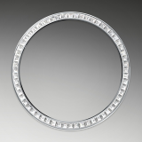 Detail image showing Diamond-set bezel for Rolex Day-Date 36 