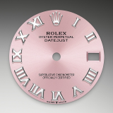 Detail image showing Pink Dial for Rolex Datejust 31 