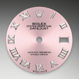 Detail image showing Pink Dial for Rolex Lady-Datejust 