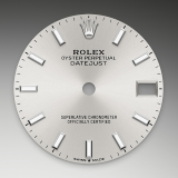Detail image showing Silver dial for Rolex Datejust 31 