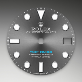 Detail image showing Slate Dial for Rolex Yacht-Master 37 