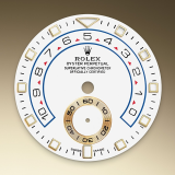 Detail image showing White dial for Rolex Yacht-Master II 