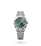 Rolex Datejust 36 Datejust Oyster, 36 mm, Oystersteel and white gold - M126234-0051 at Boutellier Montres
