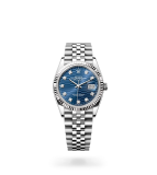 Rolex Datejust 36 Datejust Oyster, 36 mm, Oystersteel and white gold - M126234-0057 at Boutellier Montres
