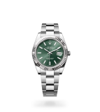 Rolex Datejust 41 Datejust Oyster, 41 mm, Oystersteel and white gold - M126334-0027 at Boutellier Montres