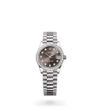 Rolex Datejust 31 Datejust Oyster, 31 mm, white gold and diamonds - M278289RBR-0006 at Boutellier Montres