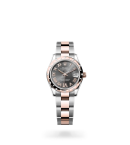 Rolex Datejust 31 Datejust Oyster, 31 mm, Oystersteel, Everose gold and diamonds - M278341RBR-0029 at Boutellier Montres