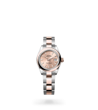 Rolex Lady-Datejust Oyster, 28 mm, Oystersteel and Everose gold - M279161-0024 at Boutellier Montres