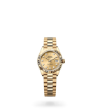 Rolex Lady-Datejust Oyster, 28 mm, yellow gold - M279178-0017 at Boutellier Montres