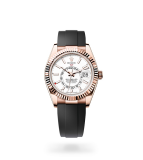 Rolex Sky-Dweller Oyster, 42 mm, Everose gold - M336235-0003 at Boutellier Montres