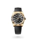 Rolex Sky-Dweller Oyster, 42 mm, yellow gold - M336238-0002 at Boutellier Montres