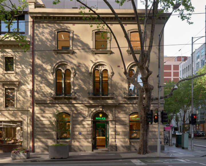 The Boutellier Montres Rolex boutique on Collins Street, Melbourne