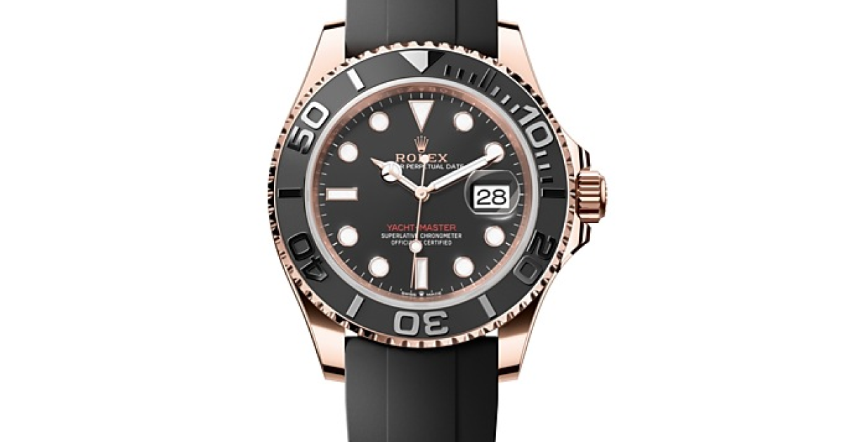 Rolex Yacht-Master in 18 ct Everose gold, M126655-0002